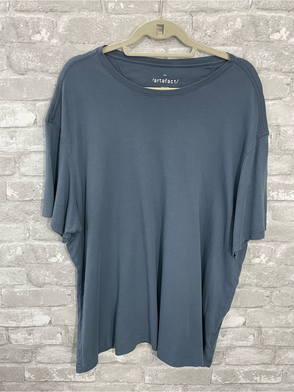 artefact/ Men's Crew Neck Short Sleeve Tee — Slate Blue